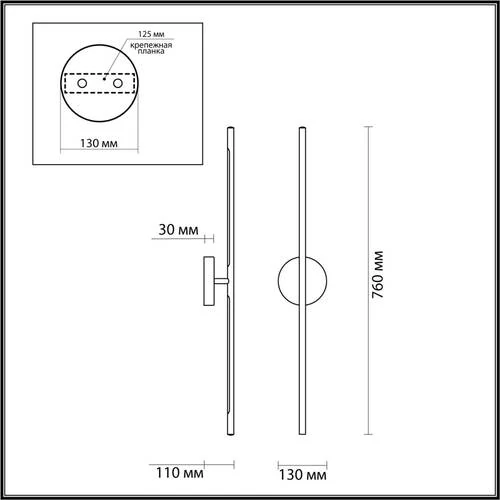 Настенный Светильник Fuerte, Led, Белый (Odeon Light, 4323/12wl) - Amppa.ru