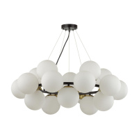 Люстра Melona Moderni, 20xE14, Черный; Бронзовый (Lumion, 6508/20)