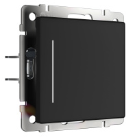 W4513008/ Электроустановочные изделия - Умный сенсорный выключатель одноклавишный (черный)