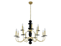 Люстра VANESSA 3870, 12xE14, латунь (Newport, 3878+4/С brass) М0070883