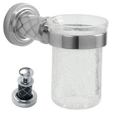 Стакан для зубных щеток Boheme MURANO 10904-B-CR - Amppa.ru