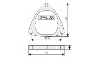 Держатель OVAL-SG (Arlight