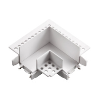 Соединитель L-образный Токопроводящий Для Шинопровода В Гкл (для Арт.135198; 135200) Smal Shino, Белый (Novotech, 135281)