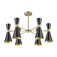 Люстра На Штанге Quinn Moderni, 6xE14, Бронзовый (Lumion, 3662/6c)